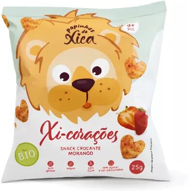 Papinhas da Xica Xi-Corações Morango 9m+