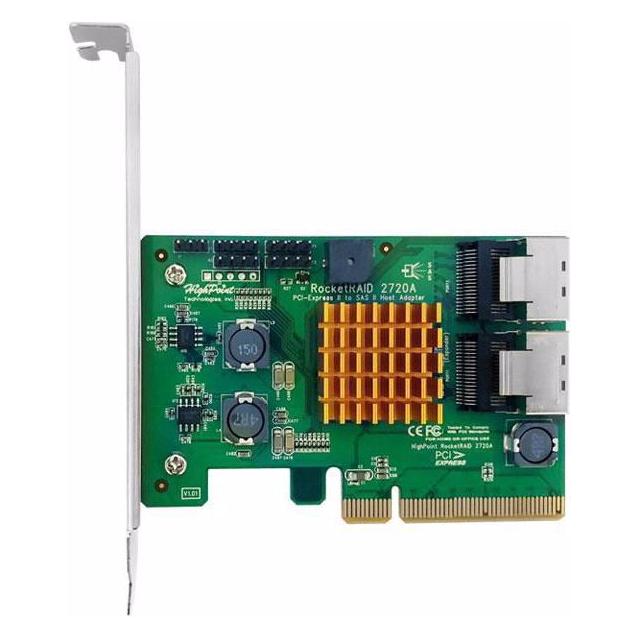 HighPoint RocketRAID2720A:8 Port, SAS2/SATA (RR2720A)