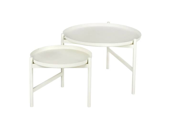 Broste Copenhagen Turner table Beistelltisch Ø70cm White