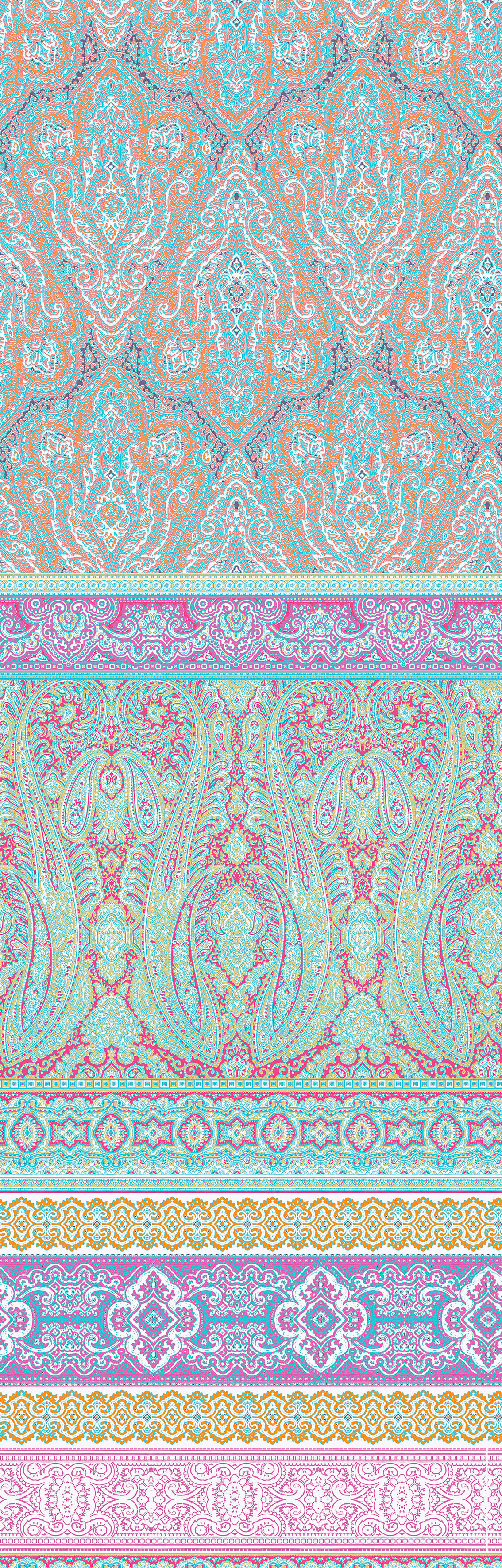 Plaid FLEURESSE "Plaid", blau (mint, blau), B:180cm L:270cm, Baumwolle, Wohndecken, Plaid, Mako Satin, in Gr. 180x270 cm, Plaid mint, blau B/L: 180cm x 270cm
