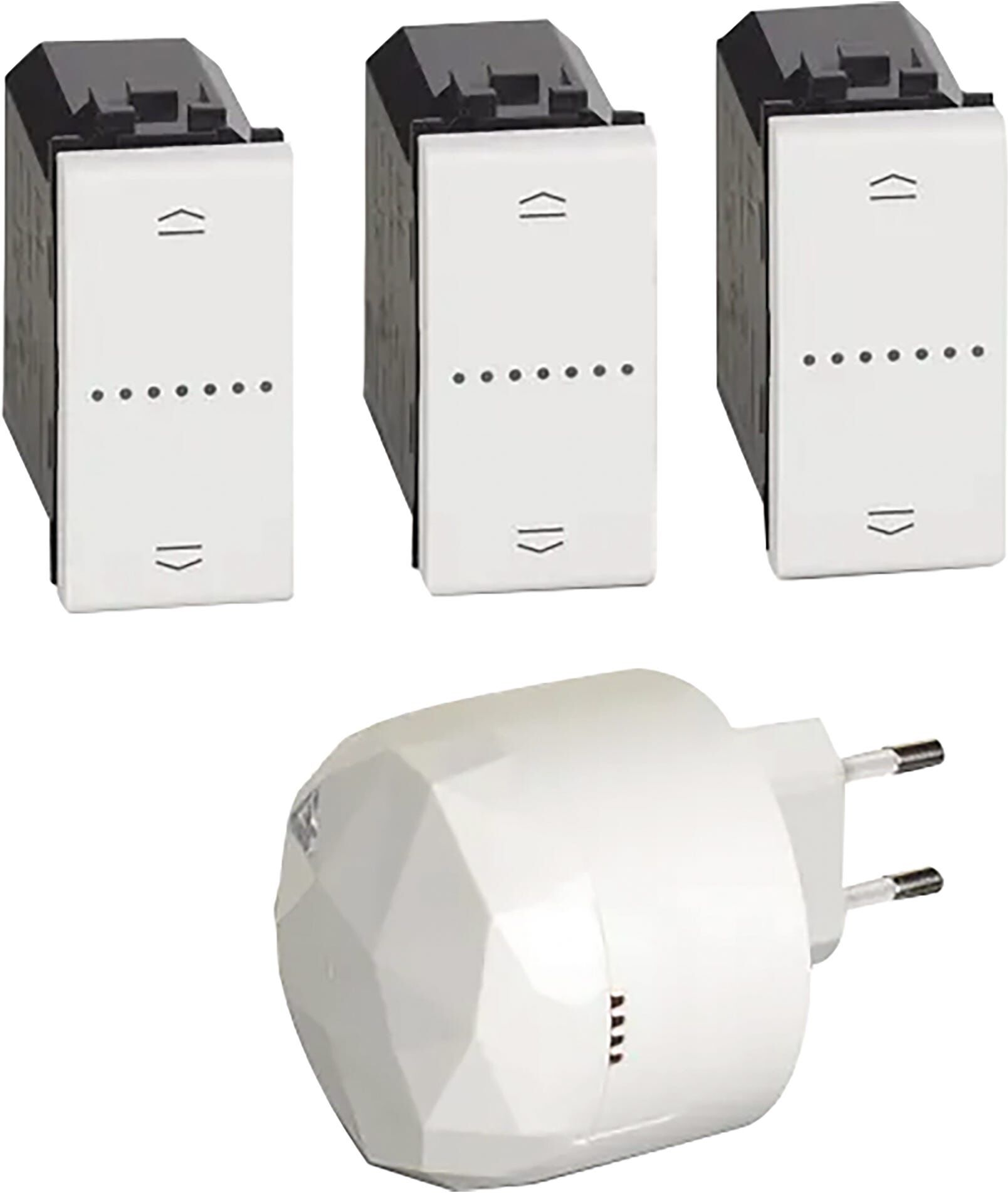 BTicino COMANDO TAPPARELLE CONNESSE  LIGHT COLORE BIANCO