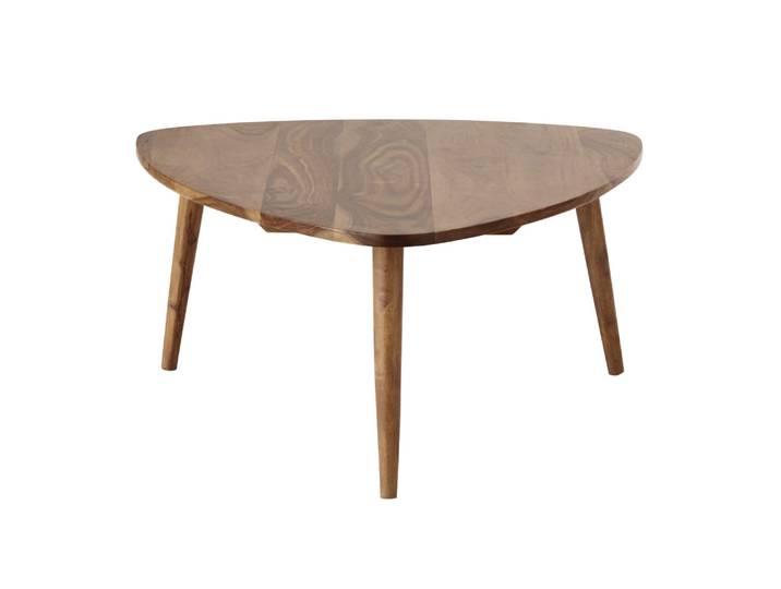 Table basse vintage en sheesham massif L80