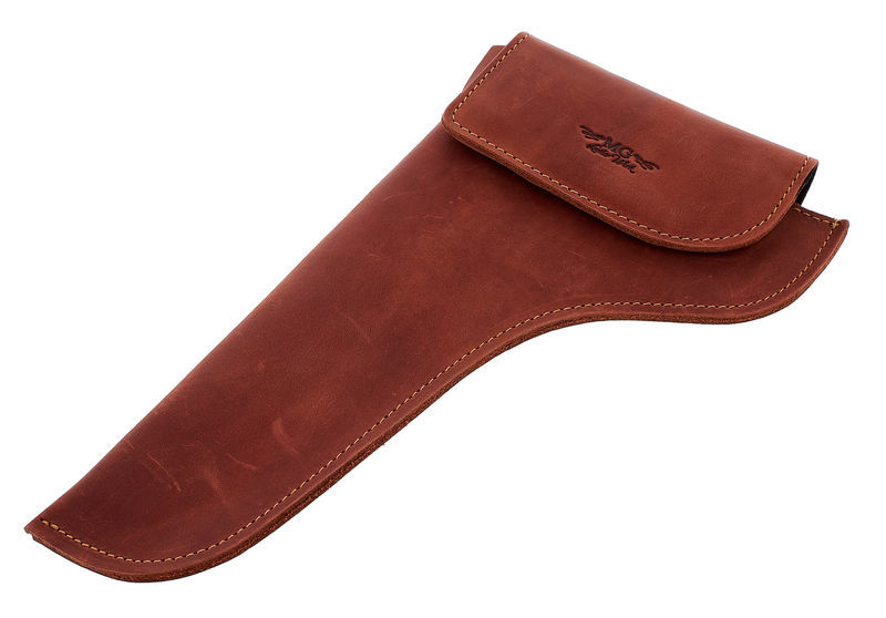 MG Leather Work Tenor Sax Neck Pouch marrone chiaro