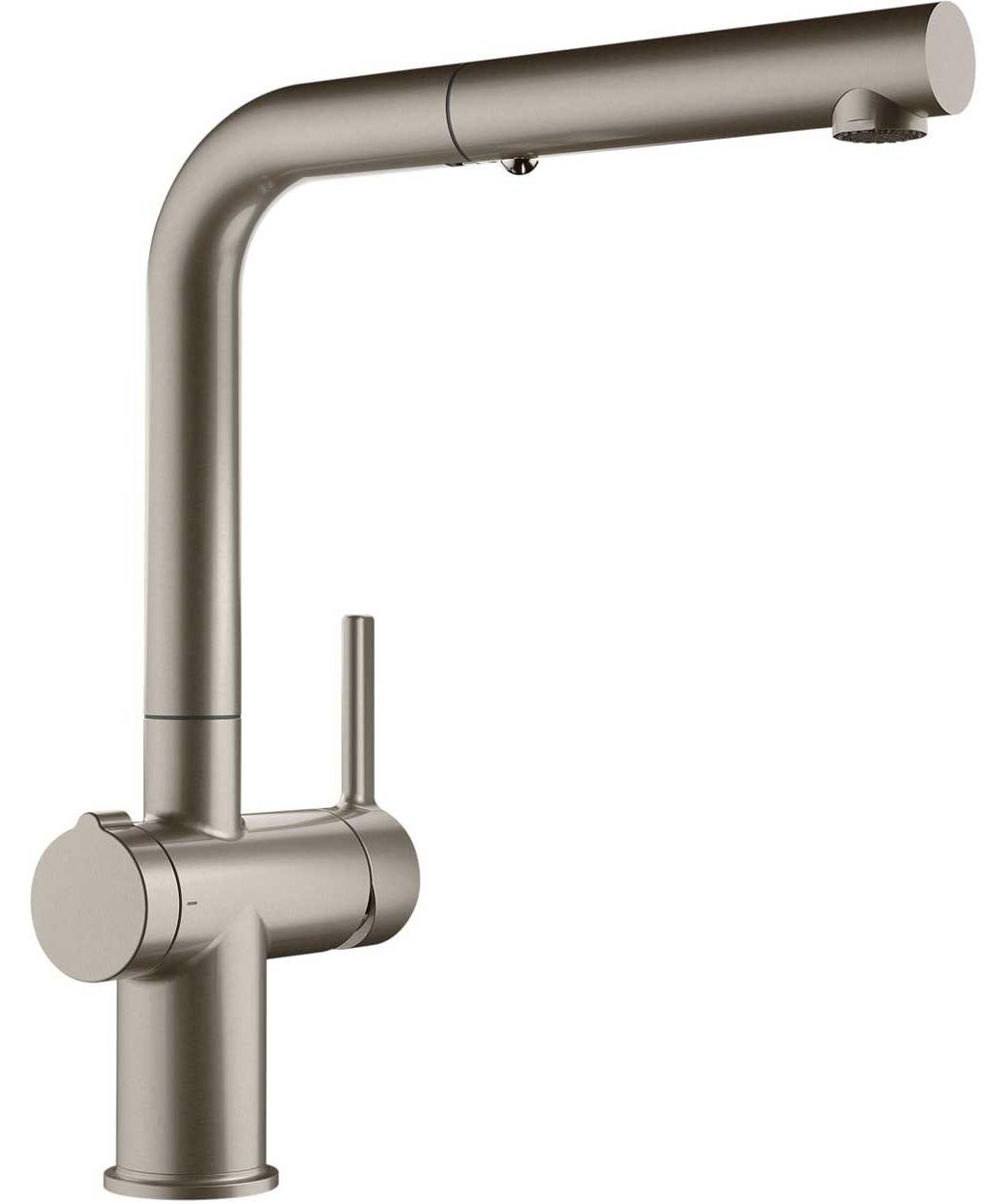 Franke 115.0653.505, Ziehen, Stahl, Messing, Hebelgriffe, Einzelbild, 3/8"