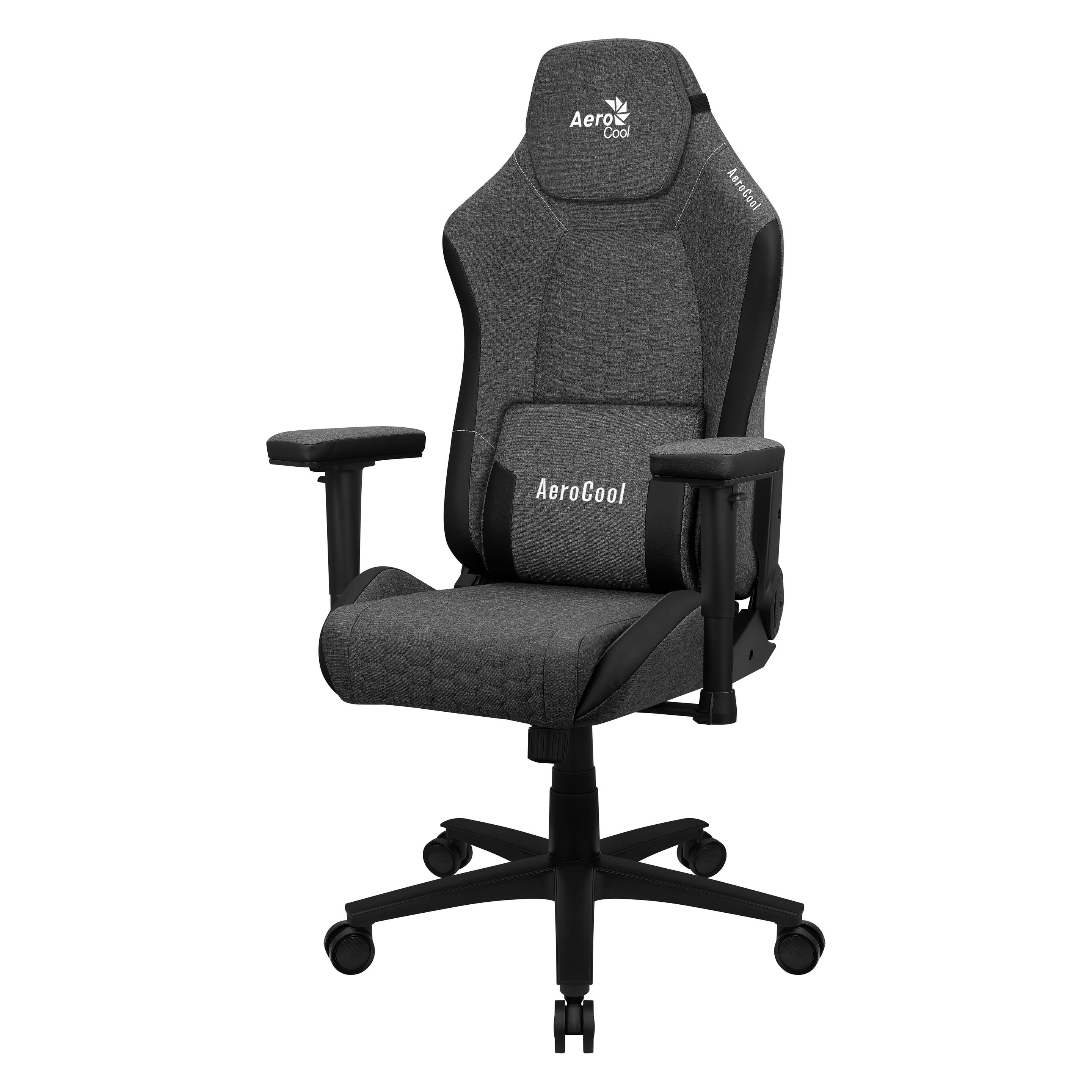 AeroCool CROWN AeroWeave Universal-Gamingstuhl Gepolsterter Sitz (CROWNASHBK)