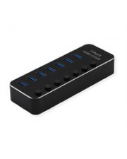 ROLINE USB3.2 Gen1 Hub 7x A Ports einzeln schaltbar (14.02.5057)