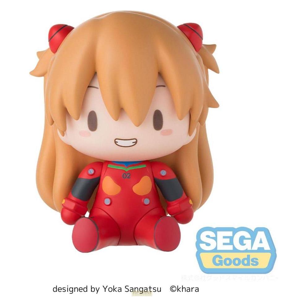 Sega Evangelion: New Theatrical Edition Fuwa Petit Chibi Figur Asuka Plug Suit 8 cm (SEGA44581)