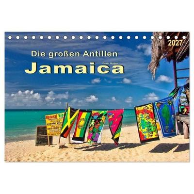 Die großen Antillen - Jamaica (Tischkalender 2027 DIN A5 quer), CALVENDO Monatskalender