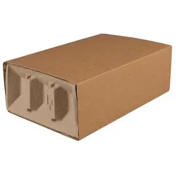 Transpak, Versandkarton + Versandbox, Polsterbox L-BOXeco basic Masse 300x200x100mm Noppenhöhe 40mm braun (90 Stk., 30 x 20 x 10 cm)