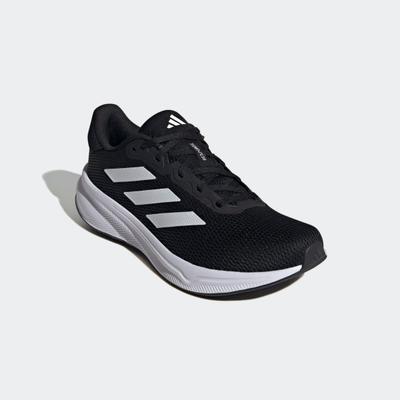 Laufschuh ADIDAS PERFORMANCE "RESPONSE", Herren, Gr. 48, schwarz-weiß (core schwarz, cloud weiß, core schwarz), Synthetik, Textil, Schuhe Laufschuh