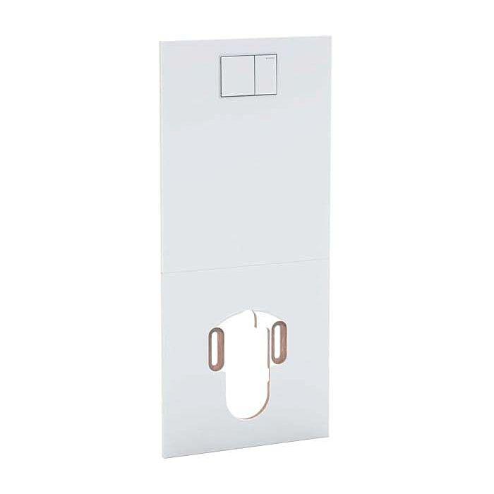 Geberit AquaClean Designplatte 115328SI1 Glas/weiß, für WC-Komplettanlage