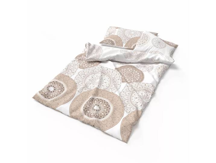 Lotus Bettwaren - Duvetbezug Flanell Joleen, Joleen Flanell Duvetbezug, 160 x 240 cm, Beige