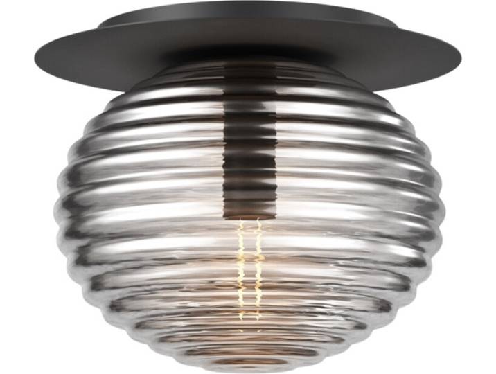 Maytoni Deckenleuchte schwarz Glas Kugel Reels 1xE27 60W dekorativ IP20