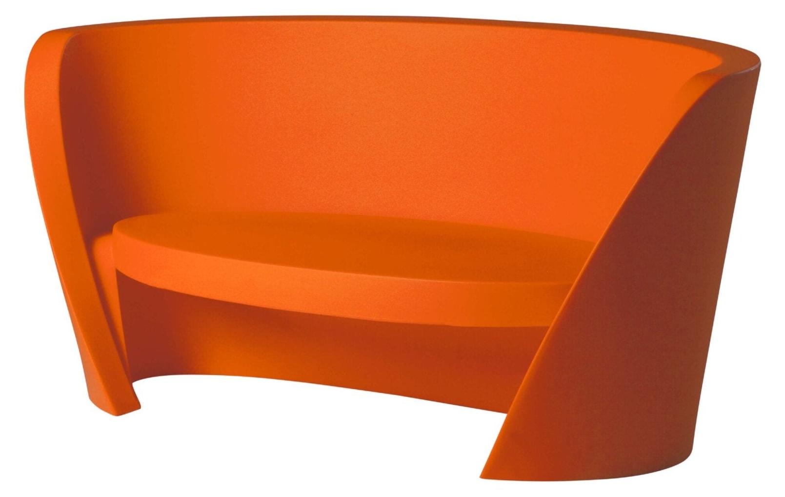 Moderner Outdoor- und Gartensofa Slide Rap - Orange
