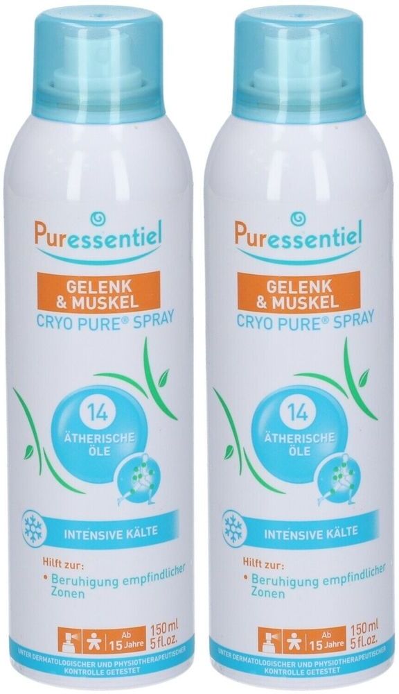 Puressentiel Gelenk & Muskel Cryo Pure Spray 2x 2x150 ml