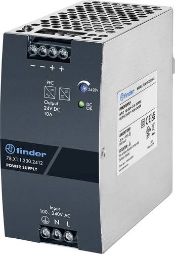 Finder 78.Y1.1.230.2412 Schaltnetzteil 20A 480W Anzahl Ausgänge:1 x Inhalt 1St.