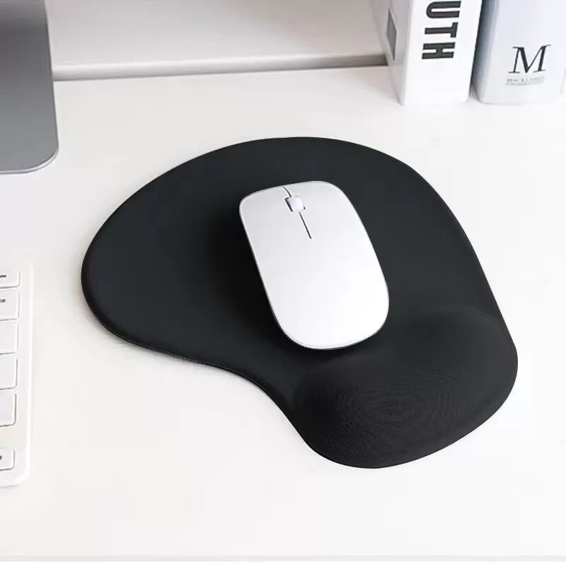 INF Tapis de souris ergonomique avec repose-poignet - Noir