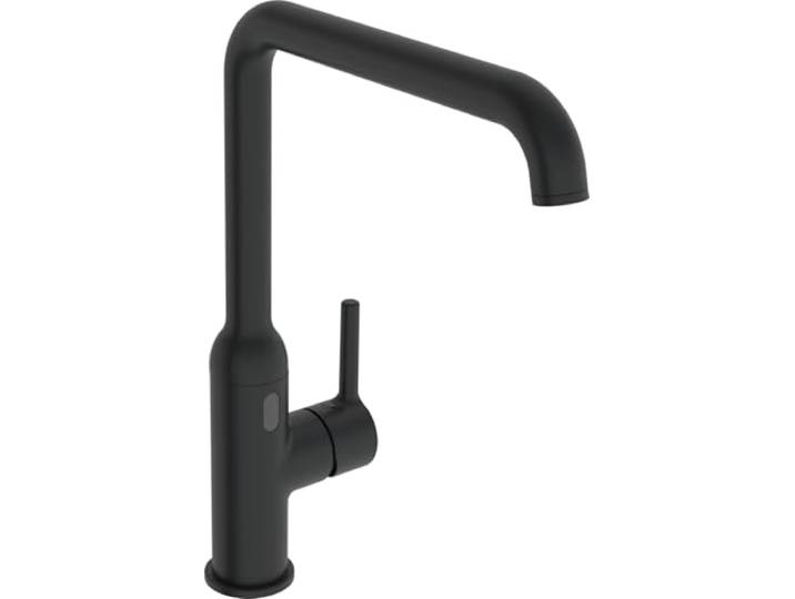 HANSA HANSAVANTIS Style Küchenarmatur, Bluetooth, 230/9V, PSD-Sensor, schwenkbarer Auslauf, Ausladung 255mm, 5421220933, Farbe: Mattschwarz