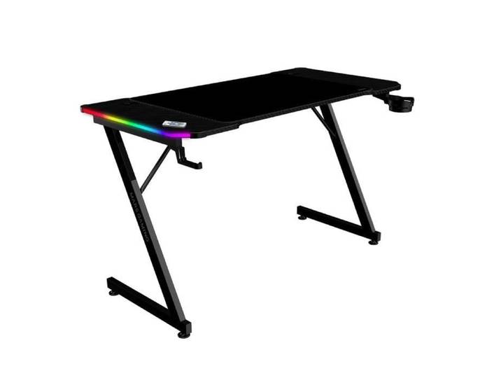 Bureau gamer - MARS GAMING - MGD-X120RGB - Rétroéclairage RGB - Support de casque - Porte gobelet