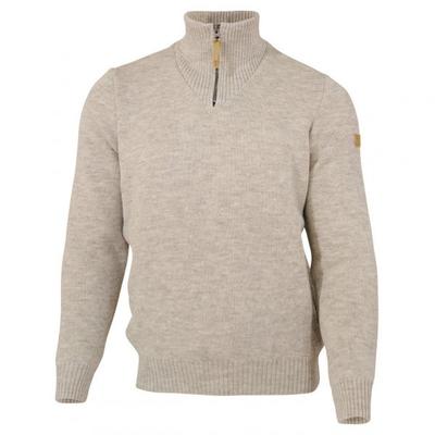 Ivanhoe of Sweden - NLS Elm Half Zip - Wollpullover Gr S grau/beige