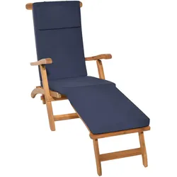 DECKCHAIRAUFLAGE Loftlux DC 175/45/5 cm Dunkelblau