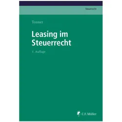Leasing im Steuerrecht, Fachbücher von Norbert Tonner