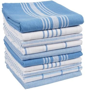 KAF Soho Kitchen Dish Towels - Set of 10, 18 x 28 - N/A