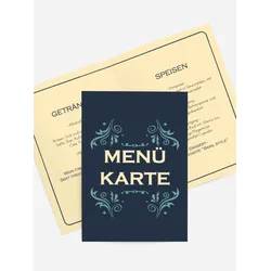 Menükarten Geburtstag selbst gestalten mit Spruch und Fotos im Onlinedesigner bei Meine-Kartenmanufaktur.de