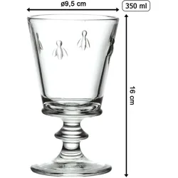 La Rochère Rotweingläser Biene, Weingläser, Transparent