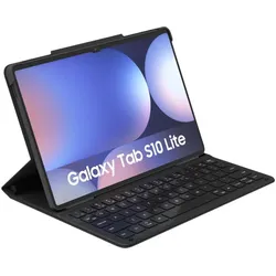 Samsung NEOS Keyboard Case (DE, Samsung Galaxy Tab S10 FE, Samsung Galaxy Tab S10 Lite), Tablet Tastatur, Schwarz
