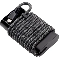 HP USB-C 65W Ladegerät/ Netzteil Schwarz für Notebooks/ Laptops, inkl. 1,80m USB-C Kabel, 1m Netzkabel (Schuko)