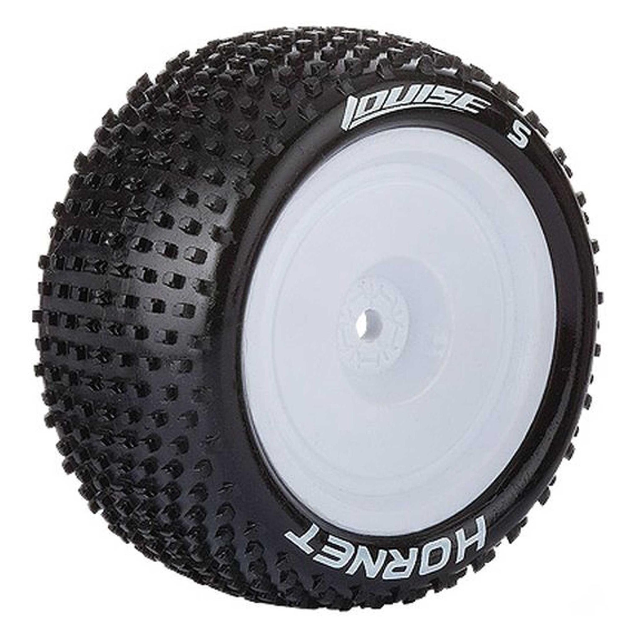 Louise E-Hornet Reifen supersoft auf 2.2 Felge weiss 12mm (2) (LOUT3172VWKR)