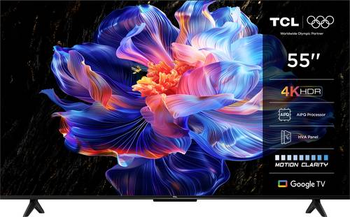 TCL 55P69K LED-TV 140cm 55 Zoll EEK E (A - G) Schwarz