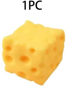 Uplift Treasures Extra Large Cheese Squishy Stress Relief Toy 1pc
