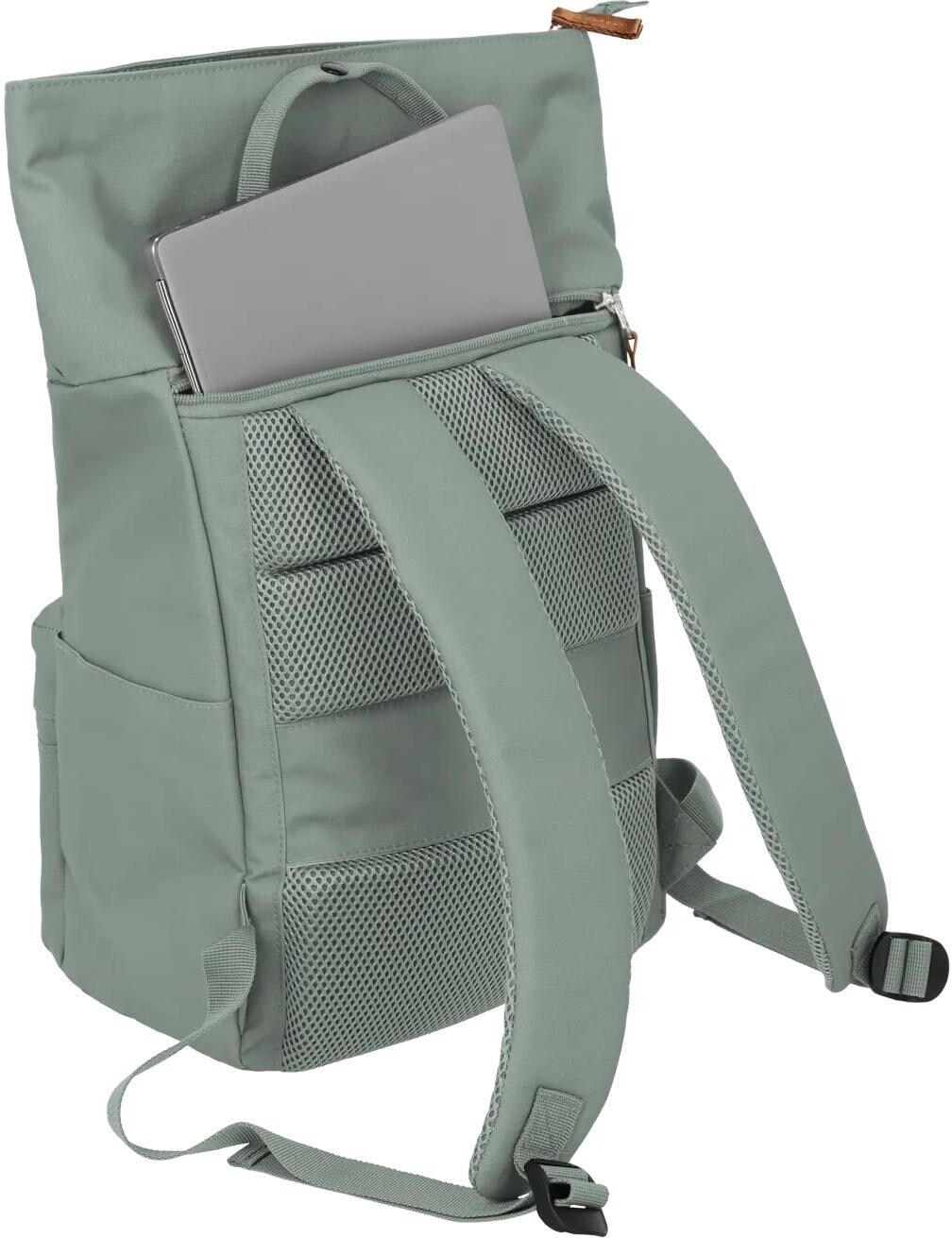 Freizeitrucksack TRAVELITE "Basics Short Handle Rollup 11 l", grün (grün, mint), Rucksäcke, Herren, B/H/T: 37cm, Polyester, Freizeitrucksack, H:37cm grün, mint B/H/T: 37cm