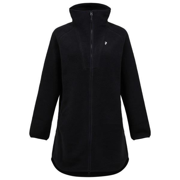 Peak Performance - Women's Naturerush Pile Long Full Zip - Fleecejacke Gr XS schwarz