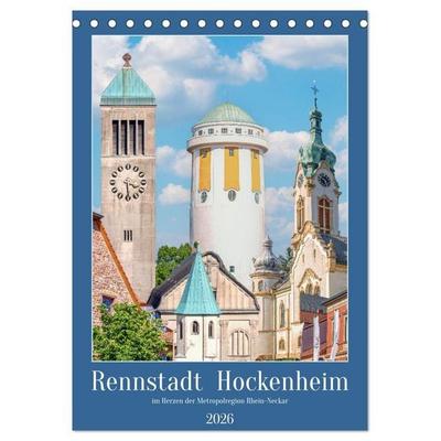 Rennstadt Hockenheim (Tischkalender 2026 DIN A5 hoch), CALVENDO Monatskalender