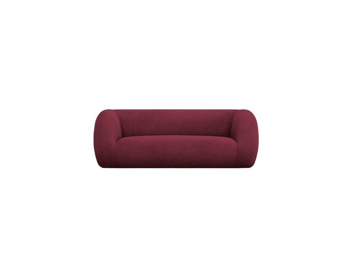 2-Sitzer Design Sofa „Essen“ Bouclé Bordeaux chosen by Bloomingloft