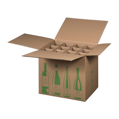 VEPATIM 5x Weinversandkarton ECO für 12 Weinflaschen mit DHL Zertifizierung