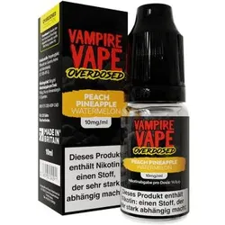 Vampire Vape Overdosed Pineapple Peach Watermelon NicSalt Liquid 10ml / 10mg