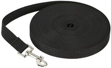 Uplifted Finds Vista Track Extended Nylon Training Leash black 15 M (50 Ft)