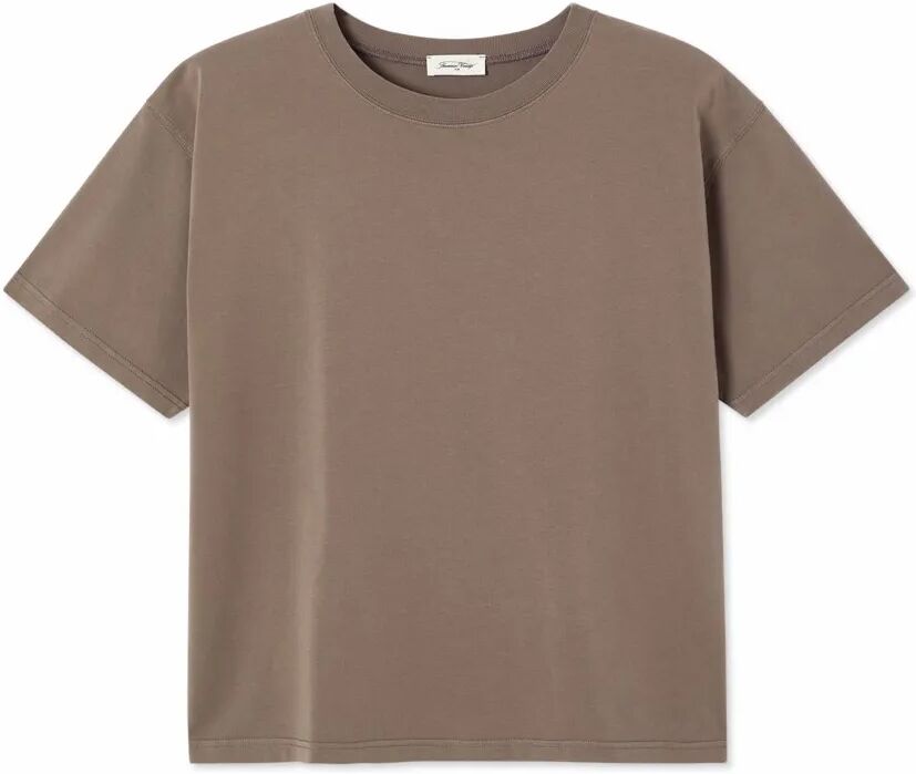 American Vintage T-shirt Fizvalley Coton Cendre S