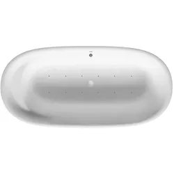 Duravit Cape Cod Whirlpool, freistehend, 2 Rückenschräge, nahtlose Verkleidung, Gestell, Ab- und Überlaufgarnitur, Air-System, 1855x885mm, 760330000AS0000