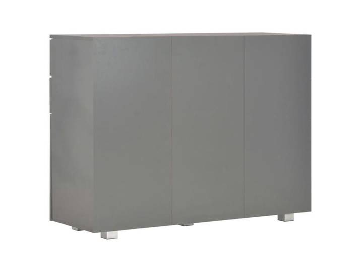 Buffet Gris brillant 107 x 35 x 76 cm_2 ans garantie_24702