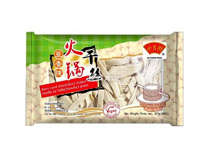 October Wing Tranches de tofu pour fondue chinoise 227 g