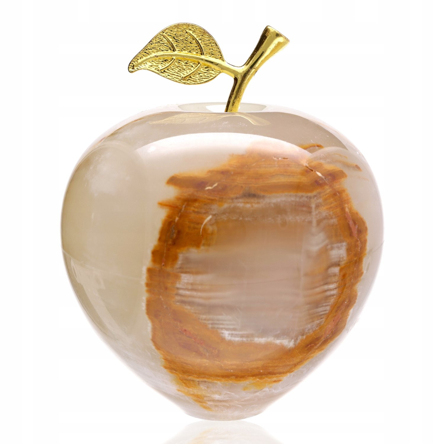 Merkloze Onyx Appel Decoratie van Natuursteen