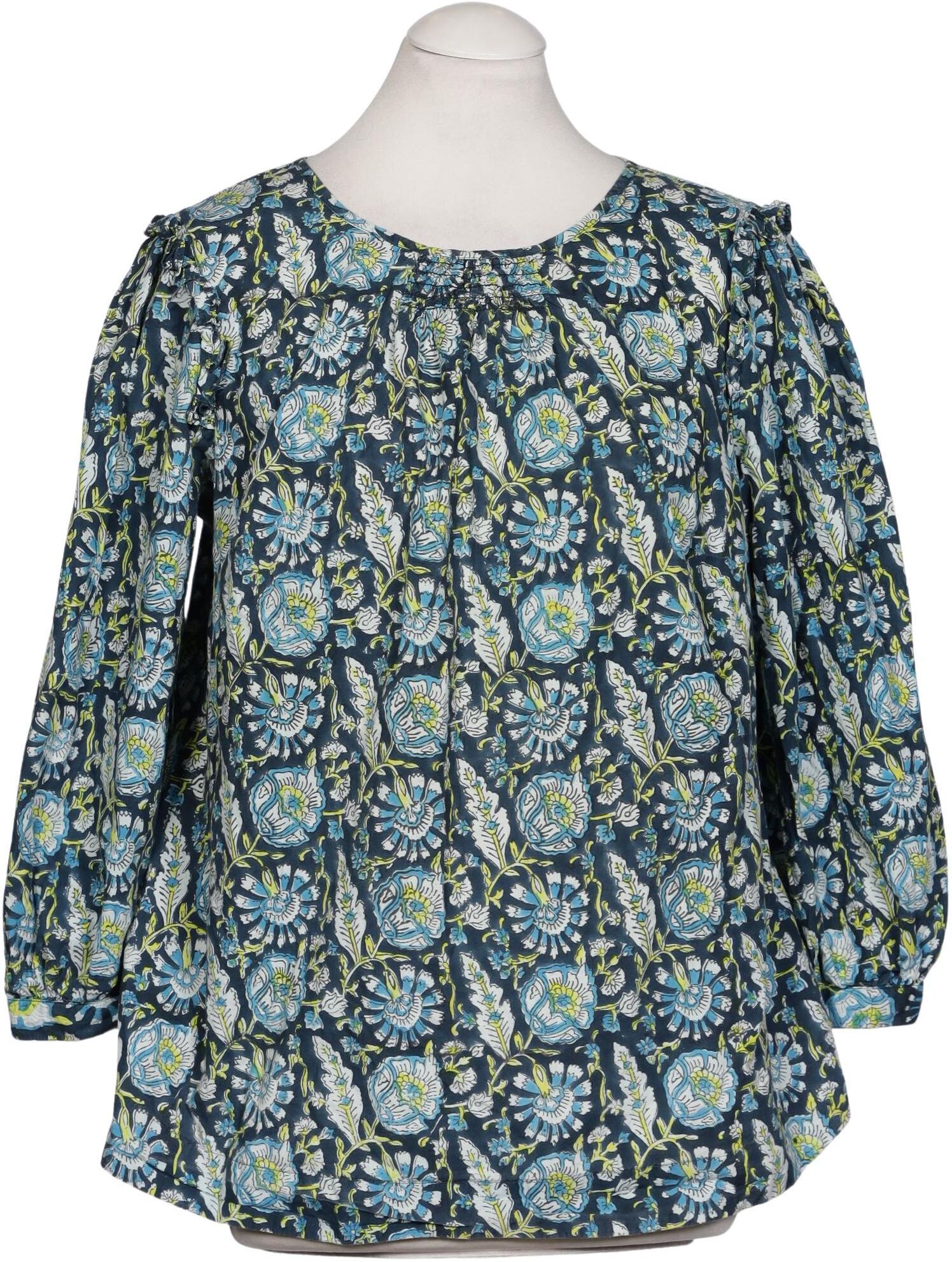Monsoon Damen Bluse, Mehrfarbig, Gr. M, Baumwolle - Second Hand
