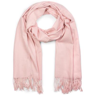 Schal STYLEBREAKER "Weicher Schal Uni mit Fransen", Damen, rosa (rose), Obermaterial: 100% Viskose CV., Modisch, Modetücher Schal