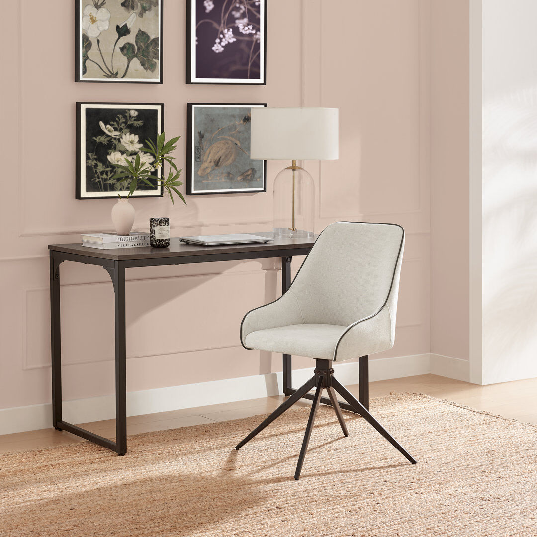 George Oliver Office Chair Cream 50;86.5cm H X 50cm W X 55.5cm D;50