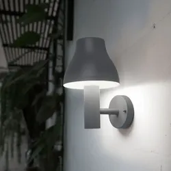 LED Außen Wand Strahler ALU Leuchte Garten Hof Balkon DOWN Lampe grau Wofi 4038.01.50.7000